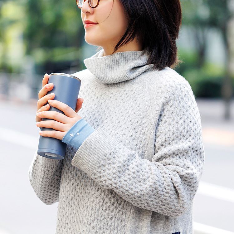 【タナベ刺繍】手刺繍入り リストウォーマー 星座ワッペンモデル