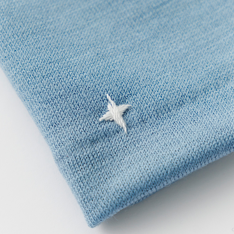 【タナベ刺繍】手刺繍入り リストウォーマー 星座ワッペンモデル