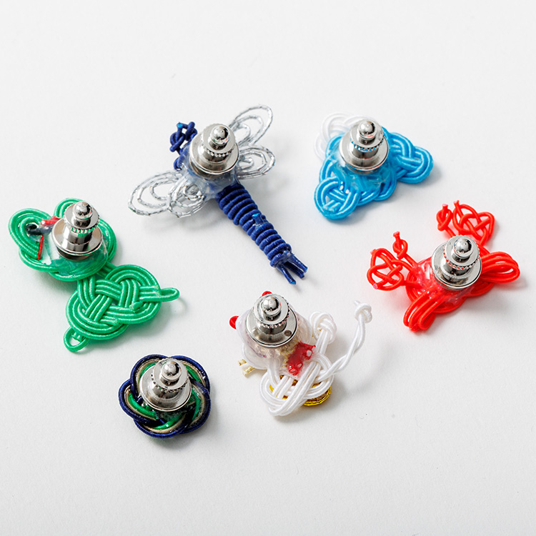 【さぬき水引】縁起物ピンズ