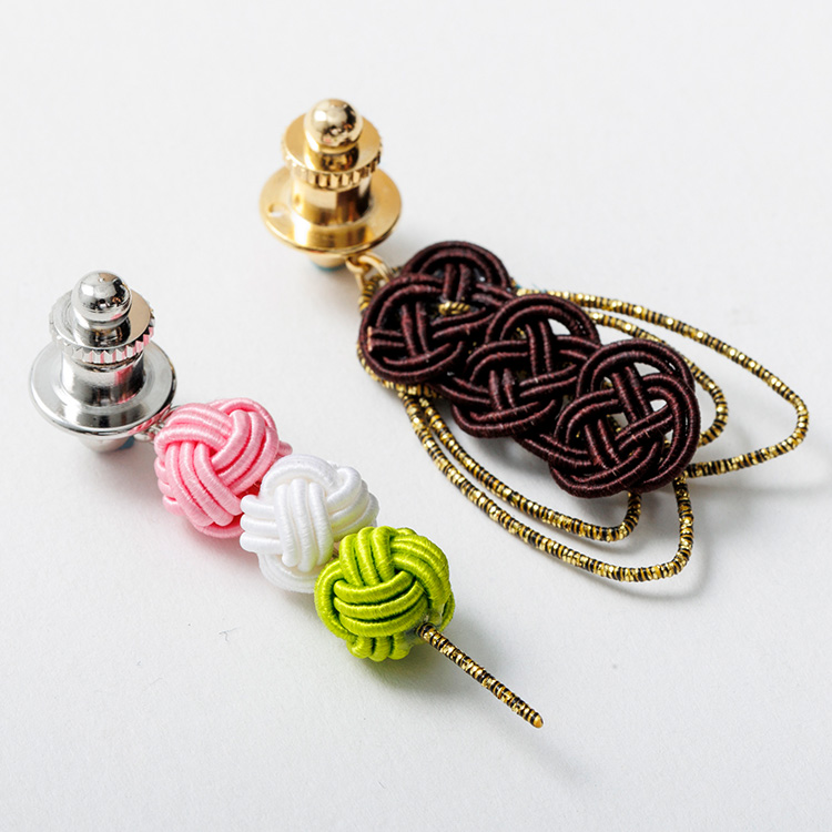 【さぬき水引】縁起物ピンズ