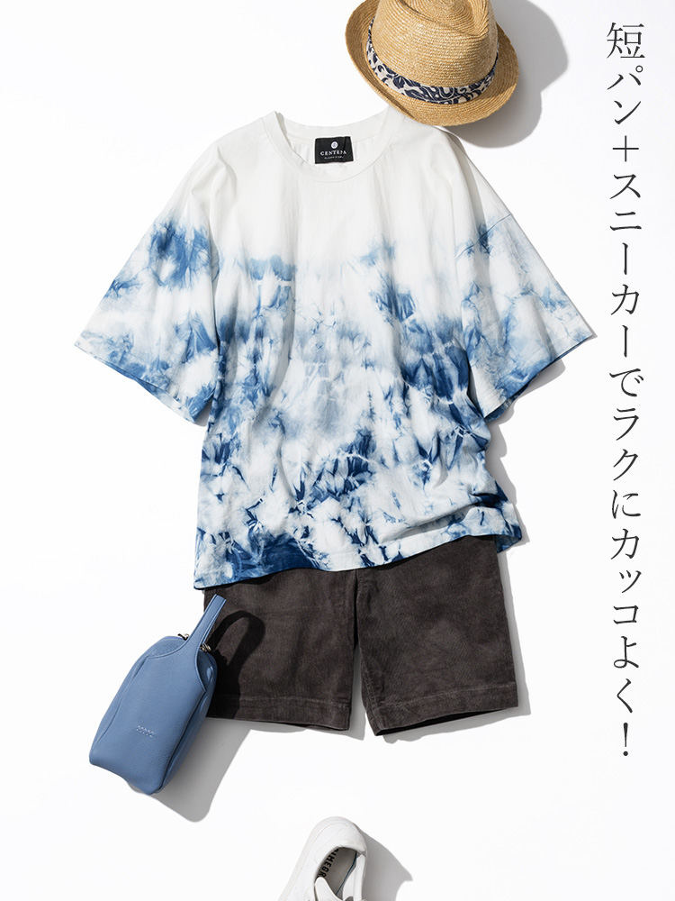 【CENTENA】LUXURY 琉球藍染Tシャツ