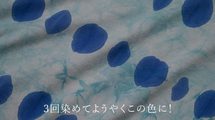 【CENTENA】LUXURY ドット柄ハンドペイントTシャツ