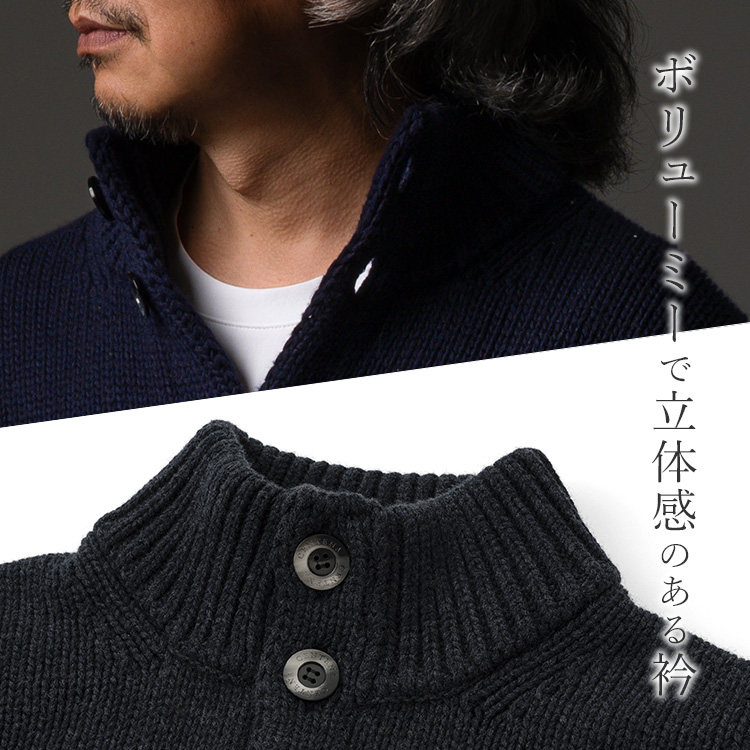 【CENTENA】LUXURY 度詰めウールカーディガン