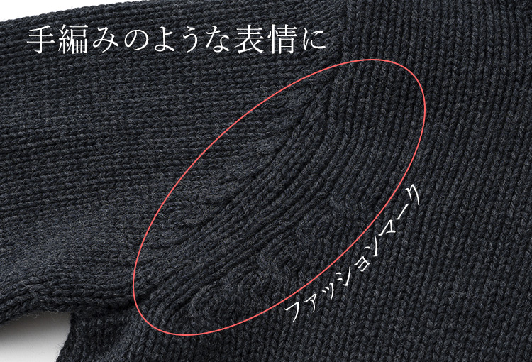 【CENTENA】LUXURY 度詰めウールカーディガン