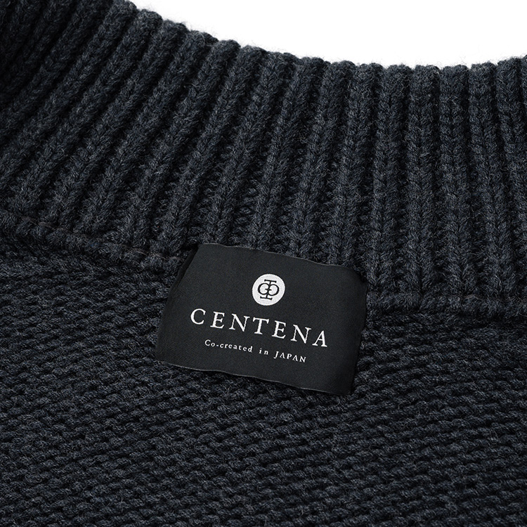 【CENTENA】LUXURY 度詰めウールカーディガン