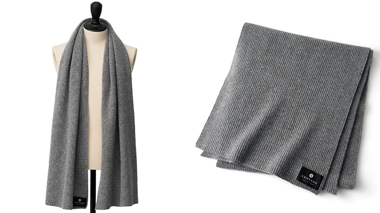 【CENTENA】LUXURY カシミヤ100％マフラー