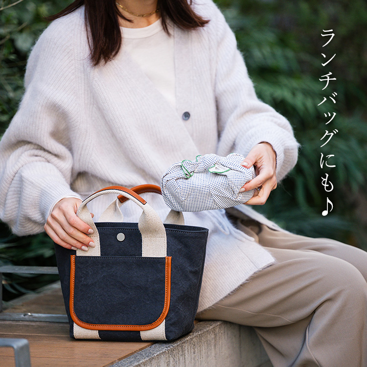 TRIALOGUE STUDIO】ワッシャー染め帆布 ミニミニトート | 藤巻百貨店