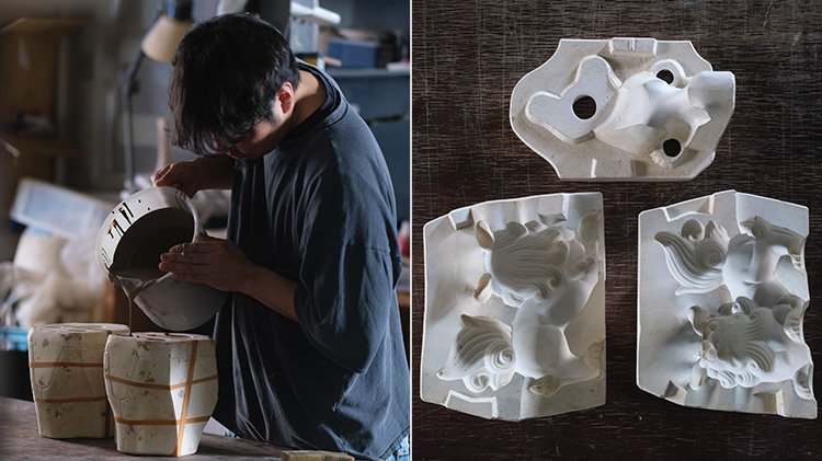 【本田星陶所】ブルーシーサー（ペア）