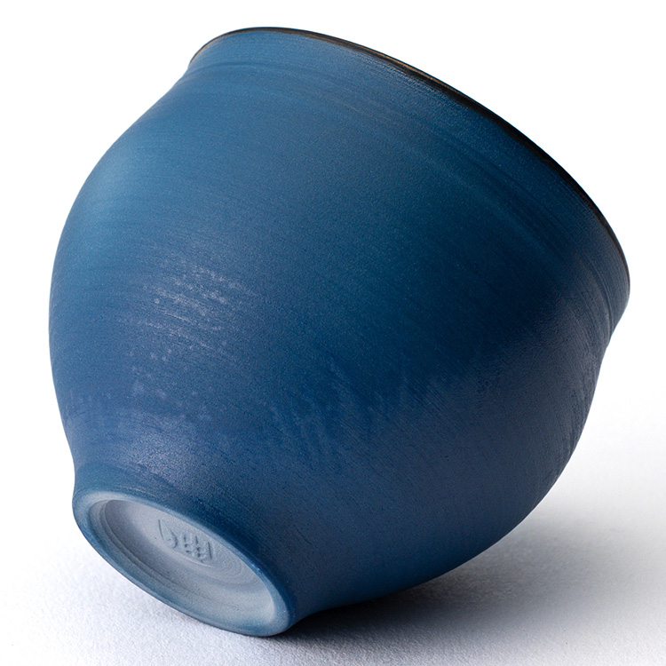 【本田星陶所】ブルーシルエット「静寂」 ぐい呑みと片口