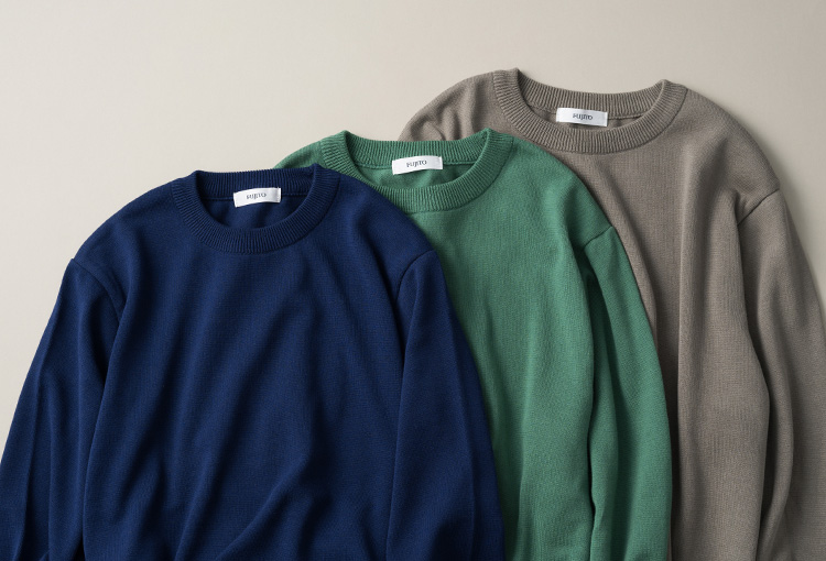 FUJITO】L/S Knit T-Shirt（WF1-K23） | 藤巻百貨店