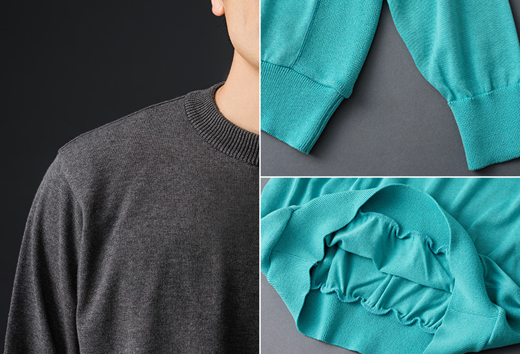 【FUJITO】Side Rib Sweater