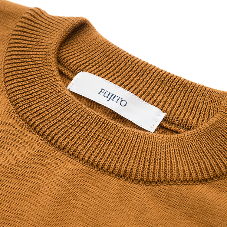 【FUJITO】Side Rib Sweater（WF1-K38）