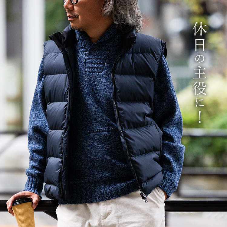 【FUJITO】Shawl Collar Sweater