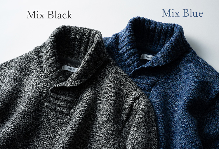 【FUJITO】Shawl Collar Sweater