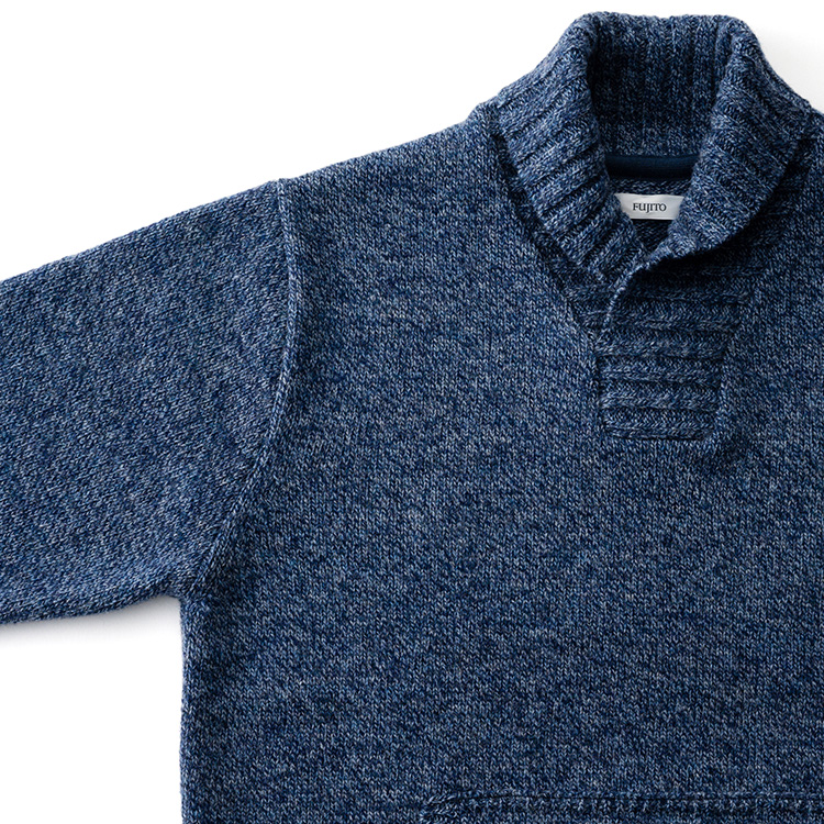 【FUJITO】Shawl Collar Sweater