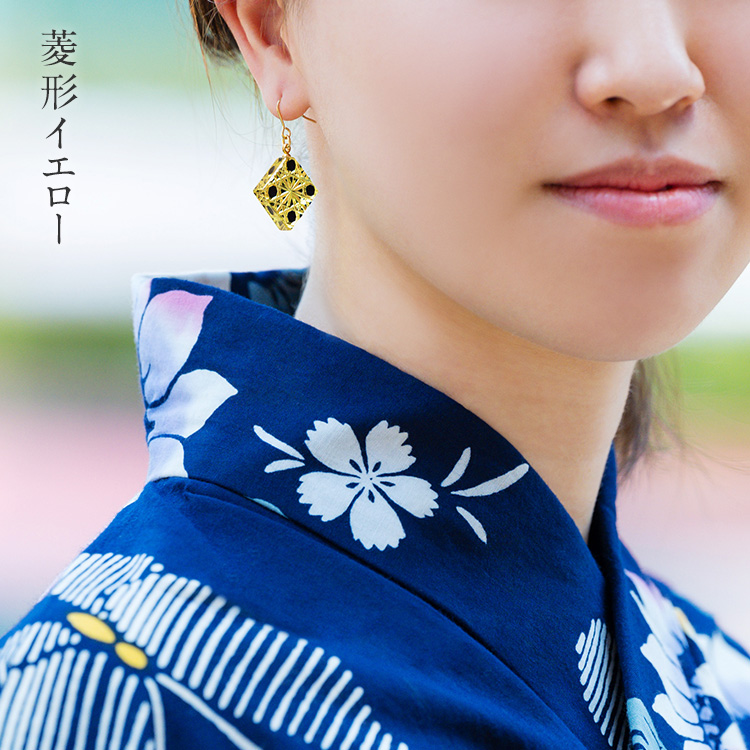 【渡邉隆三】江戸切子のピアス