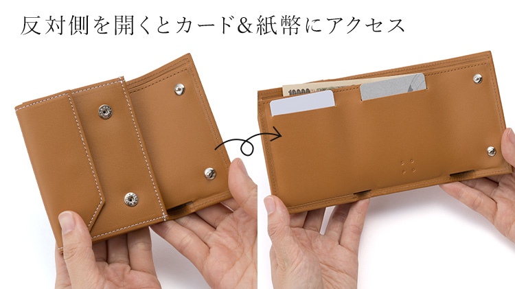 【SOPO】カーフレザーウォレット