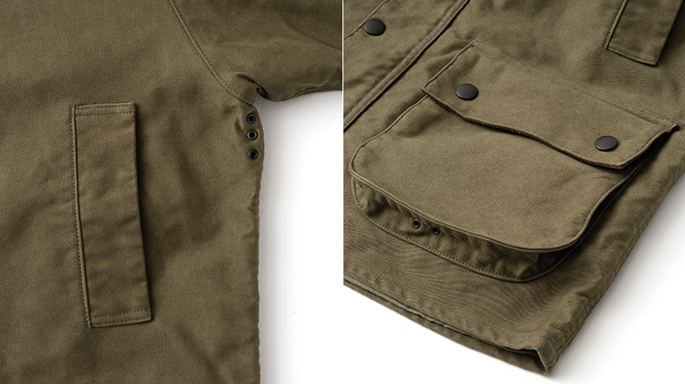 【F.O.B FACTORY】MOLESKIN RIDING JKT(F2361)