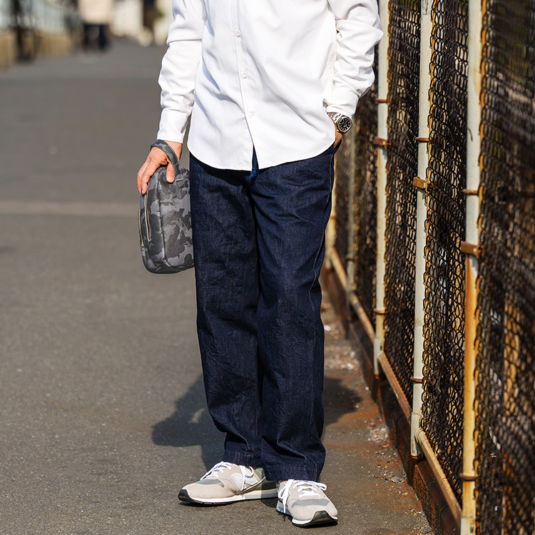 F.O.B FACTORY】F0508 DENIM TRACK PANTS | 藤巻百貨店