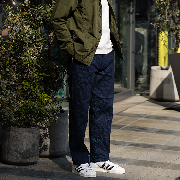 F.O.B FACTORY】F0508 DENIM TRACK PANTS | 藤巻百貨店