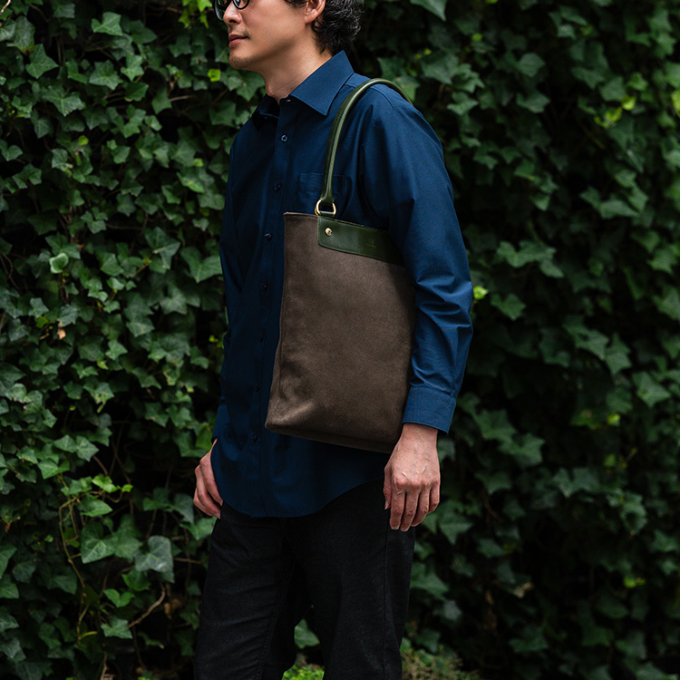 【GLENROYAL】TOTE BAG W LOGO PATCH BS