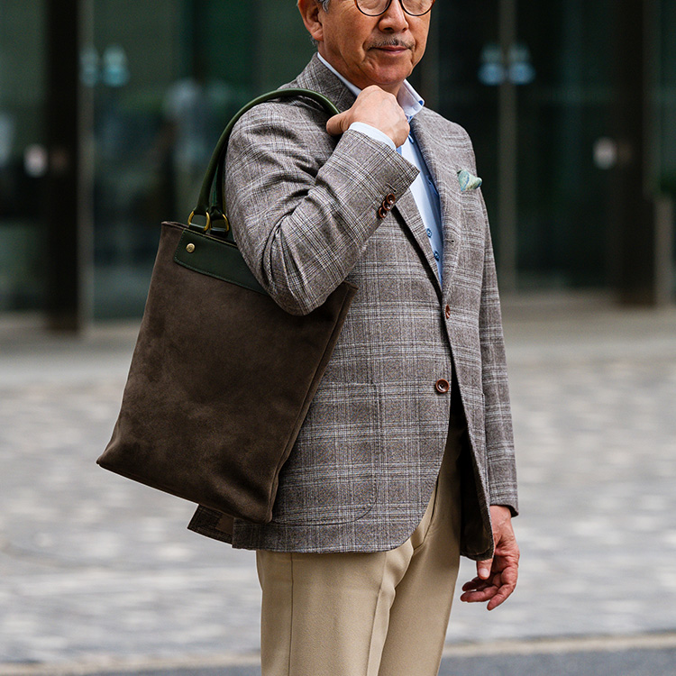 【GLENROYAL】TOTE BAG W LOGO PATCH BS