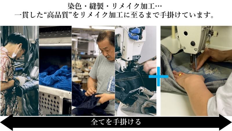 【ONO+8186】リメイクジーンズ