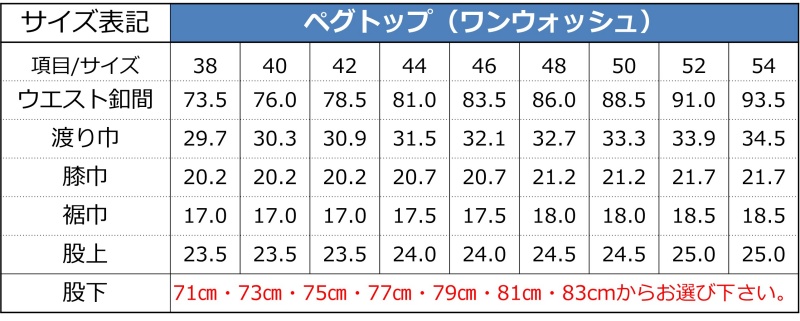 【ONO+8186】ストレッチ・セルビッチデニム