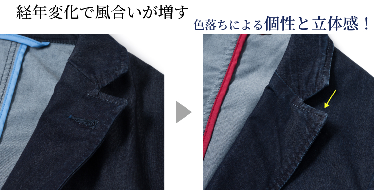 【ONO+8186クールマックス(R)使用 デニムセットアップ