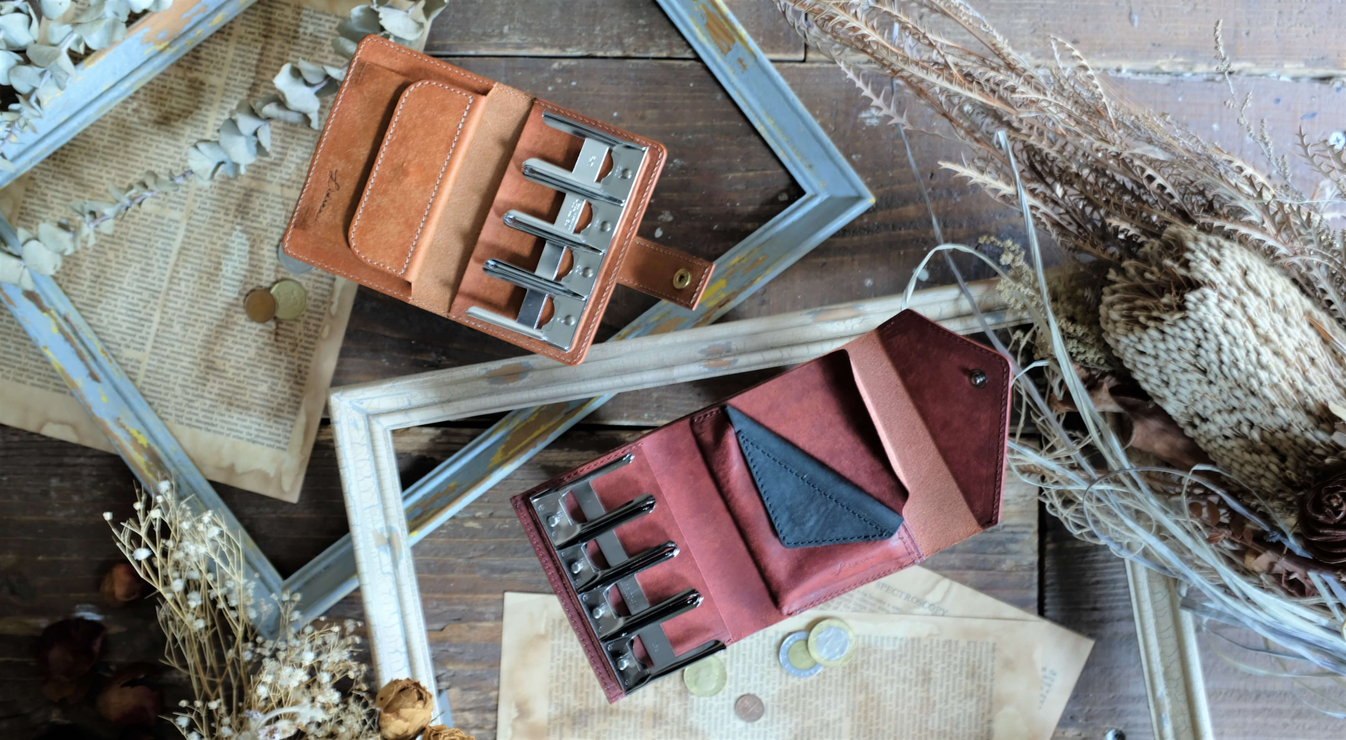 【LITSTA】コンパクトギミック財布「Flexible Wallet」