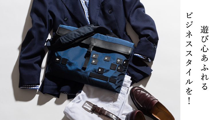 【DOUBLELOOP】ENTERシリーズ PCショルダーバッグ／ポーチバッグ