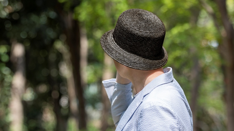 【丸高製帽所】漆麦わら帽子