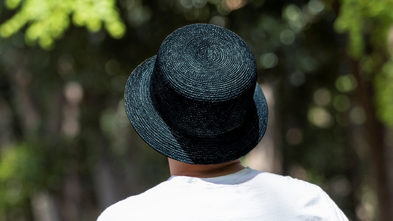 【丸高製帽所】漆麦わら帽子