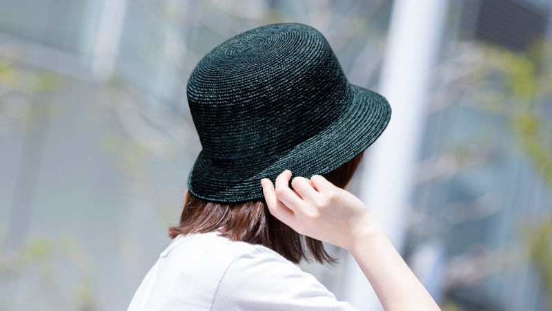 【丸高製帽所】漆麦わら帽子