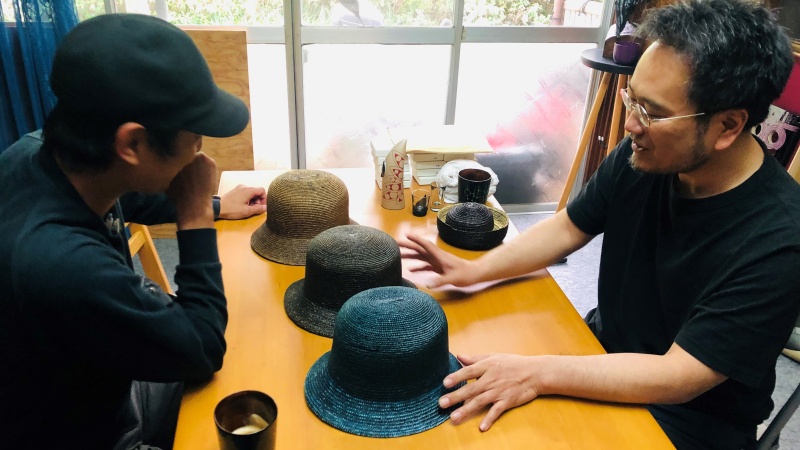 【丸高製帽所】漆麦わら帽子