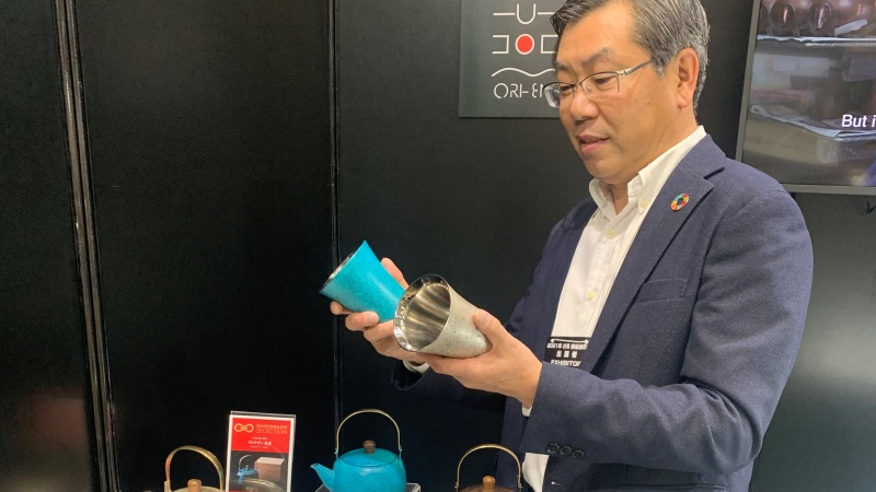 【漆磨】紫黒二重タンブラー