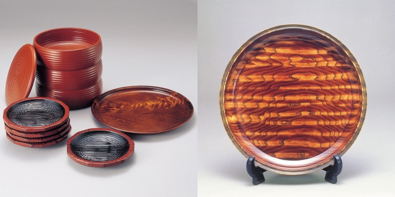 【漆磨】紫黒二重タンブラー