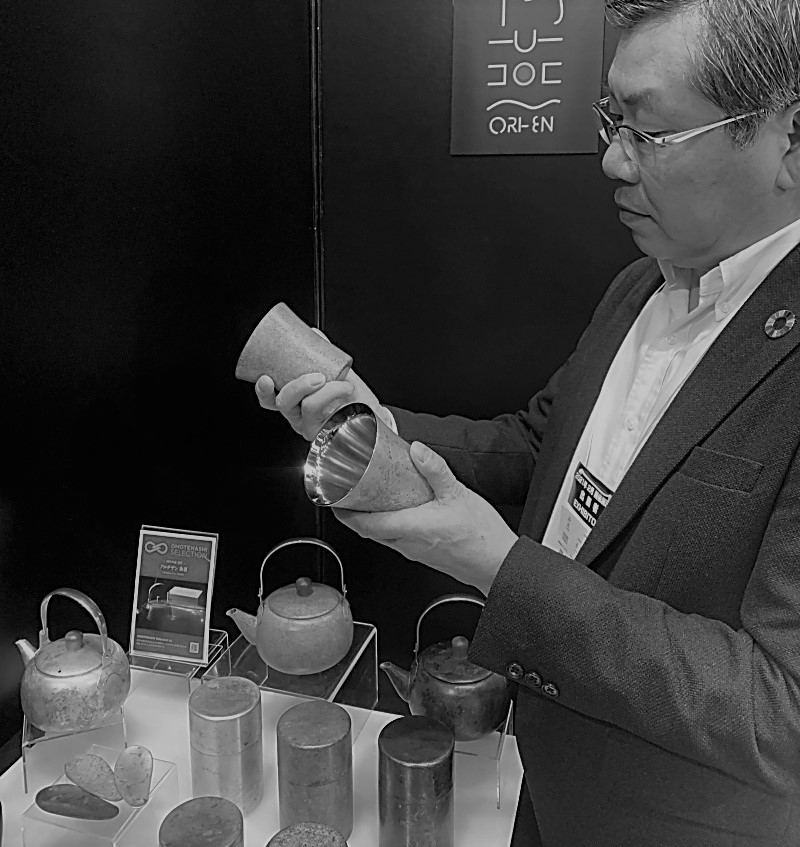 【漆磨】紫黒二重タンブラー