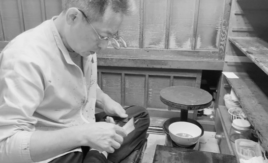 【漆磨】紫黒二重タンブラー