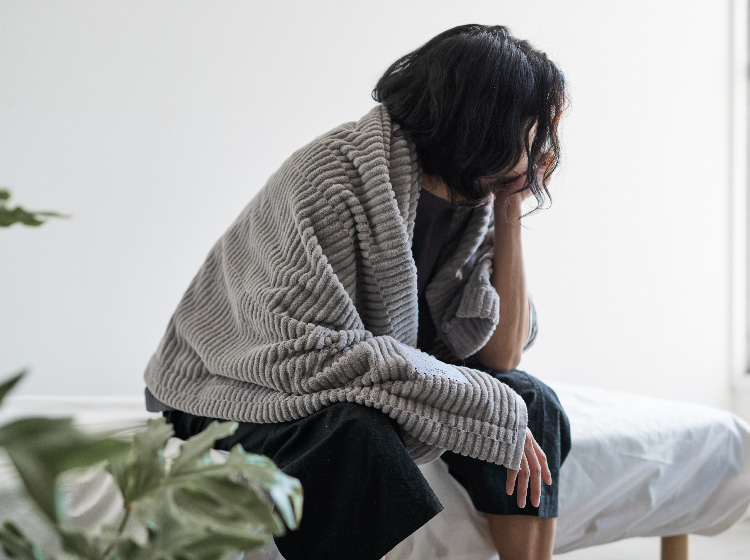 【LOOM＆SPOOL】GRAU綿100%シール織毛布＆ブランケット