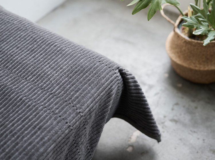 PROJECT]【LOOM＆SPOOL】GRAU綿100%シール織毛布＆ブランケット