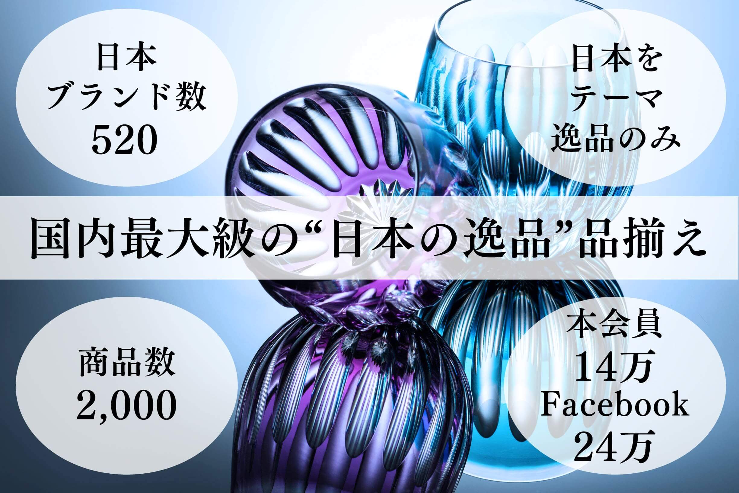 モダン・江戸切子クリスタルバルーンワイングラス