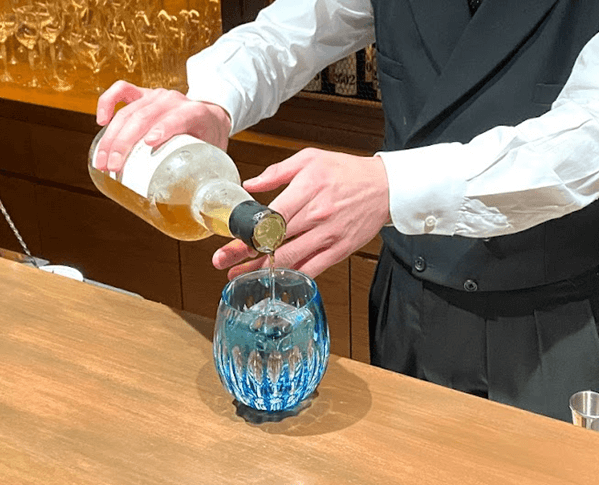 モダン・江戸切子クリスタルバルーンワイングラス