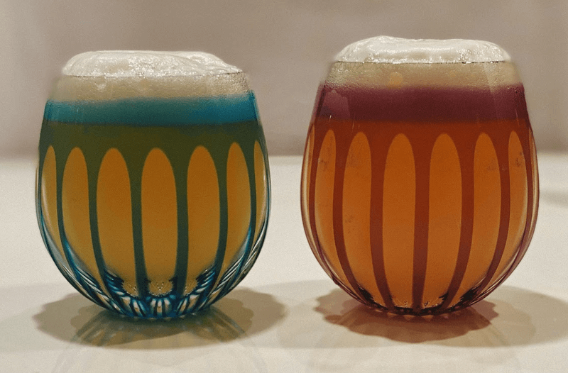 モダン・江戸切子クリスタルバルーンワイングラス