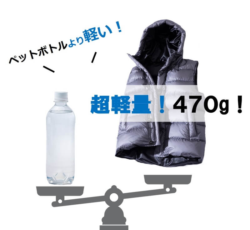 【CENTENA】北海道ダウンベスト