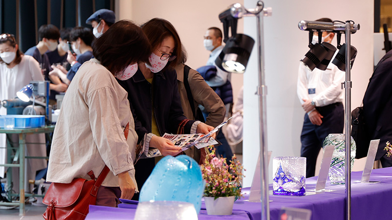 江戸切子新作展・江戸切子桜祭り 2023（Edo Kiriko Sakura Festival）イベント開催レポート