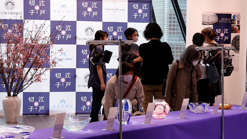 江戸切子新作展・江戸切子桜祭り 2023（Edo Kiriko Sakura Festival）イベント開催レポート